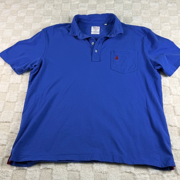 johnnie-O Other - Johnnie-O Anniversary Edition Original Polo Shirt Mens Large Blue Cotton Pocket